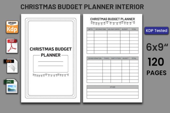 Christmas Budget Planner: A Comprehensive Guide to KDP Interior Design