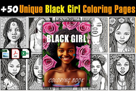 Discover Black Girl Coloring Pages VOL 2: A Creative Resource