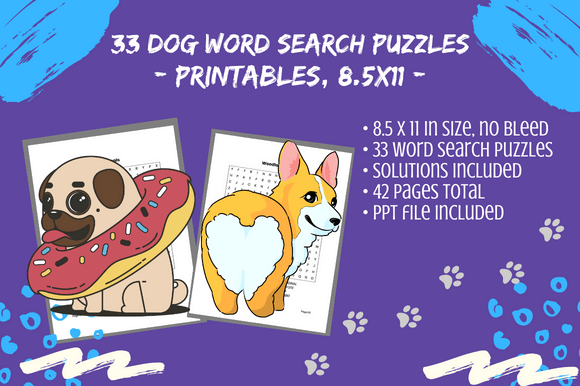Dog Breed Word Search Puzzles: A Fun and Educational Activity for All Ages