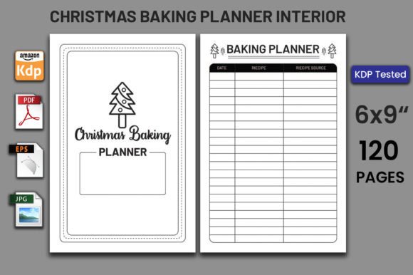 Maximizing Your Holiday Baking with the Christmas Baking Planner - KDP Interior
