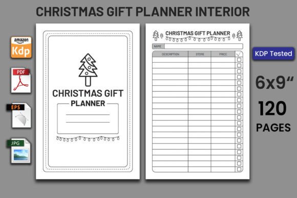 Maximizing Your Holiday Prep with the Christmas Gift Planner - KDP Interior