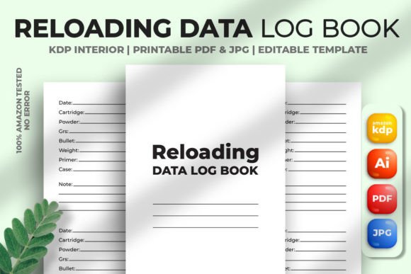Reloading Data Log Book for KDP