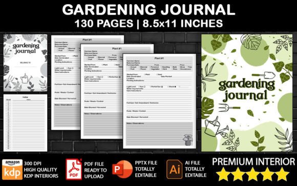 The Gardening Journal KDP Interior: Your Essential Tool for Organized Growth