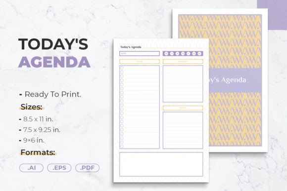 The Today's Agenda Printable Template: Your Blueprint for Daily Productivity