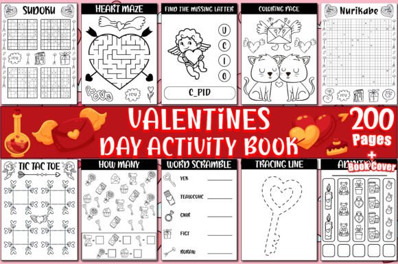 Valentine's Day Activity Pages for Fun and Creativity